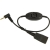Jabra Quick Disconnect (QD) to 2.5 mm Jack Cord, With Push-To-Talk