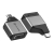 Alogic Ultra Mini USB-C to VGA Adapter- Space Grey
