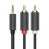 UGreen 3.5mm male to 2RCA male cable - 3m