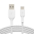 Belkin BoostCharge Braided USB-C to USB-A Cable - 15cm/6in, White