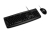 Kensington Pro Fit Washable Wired Rugged Keyboard & Mouse Set - Black Waterproof, Washable, Rugged Design, Full-Size, Wired USB, Laser-Etched Keys, Ambidextrous, Contoured, Optical Sensor, Plug & Play