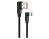 Kanex 1M Right Angle USB A Male to Right Angle Type-C Male Cable, Metal + Braid
