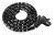 Brateck HC-15-B 15mm/0.59` Diameter Coiled Tube Cable Sleeve Material Polyethylene (PE) Dimensions 1000x15mm - Black