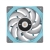 ThermalTake TOUGHFAN 12 High Static Pressure Radiator Fan - Single Fan Pack, Turquoise 120x120x25mm, 500~2000 R.P.M, 58.35 CFM, 22.3 dB-A, Hydraulic Bearing