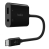 Belkin RockStar 3.5mm Audio + USB-C Charge Adapter - Black
