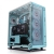 Thermaltake Core P6 Tempered Glass Snow Mid Tower Chassis - NO PSU, Turquoise 3.5