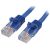 Startech 2m Category 5e Network Cable for Network Device, Hub - 1 - First End; 1 x RJ-45 Male Network - Second End; 1 x RJ-45 Male Network - Patch Cable - Gold Plated Contact - CM - Blue