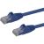 Startech 1 m Category 6 Network Cable for Network Device - 1 - First End; 1 x RJ-45 Male Network - Second End; 1 x RJ-45 Male Network - 6 Gbit/s - Patch Cable - Gold Plated Contact - 24 AWG - Blue