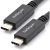 Startech 1.01 m USB-C Data Transfer Cable for Chromebook, Notebook, MacBook, Docking Station, Monitor, Charger, Wall Charger, Car Charger, Power Bank, Mobile Device - 1 - First End; 1 x type-c Male USB 