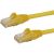 Startech 1 m Category 6 Network Cable for Network Device - 1 - First End; 1 x RJ-45 Male Network - Second End; 1 x RJ-45 Male Network - 6 Gbit/s - Patch Cable - Gold Plated Contact - 24 AWG - Yellow
