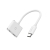 Cygnett Essentials USB-C to 3.5MM Audio & USB-C Fast Charge Adapter - White (CY2866PCCPD)