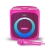 Blueant X4 50-Watt Bluetooth Party Speaker - Pink Bluetooth 5.0, 5 LED Lights, Bass Boost Button, Up to 12hrs play time