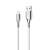 Cygnett Armoured Lightning to USB-A Cable (2M) - White (CY2686PCCAL), 2.4A/12W, Braided, 20K Bend, Fast Charge, Apple iPhone/iPad/MacBook, 5 Yr. WTY.