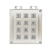 AXIS IP Verso Keypad Module, Nickel, 12 Buttons, IP54, White LED