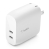 Belkin BOOSTCHARGE Dual USB-C PD Wall Charger 40W - White