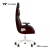 Thermaltake ARGENT E700 Real Leather Gaming Chair - Saddle Brown Ergonomic Real Leather, Aluminum, Metal, 4D Adjustable Armrests, Wire-control mechanism, PU Material, High Density Molded Foam