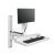 Ergotron CareFit Combo System Keyboard & Monitor Wall Mount Workstation - White