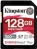 Kingston 128GB Canvas React Plus SDXC UHS-II 300R/260W U3 V90 - For Full HD/4K/8K