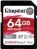 Kingston 64GB Canvas React Plus SDXC UHS-II U3 V90 for Full HD/4K/8K 300MB/s Read, 260MB/s Write
