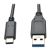 Tripp-Lite USB-C to USB-A Cable (M/M), 3 ft. USB 3.1 Gen 2 (10 Gbps)