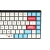 Azio Retro Arcade Keycaps Keyboard cap, Retro Arcade Keycaps, White - Blue - Red, 110 keys, for Standard Full-size and 75 keyboard