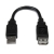 Startech 6in USB 2.0 Extension Adapter Cable A to A - M/F, USB A/USB A, M/F, 1.5m, 480 Mbit/s, Black