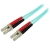 Startech Aqua OM4 Duplex Multimode Fiber Optic Cable - 100 Gb - 50/125 - LSZH - LC/LC - 5 m