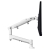 Atdec AWM Single monitor arm solution - 618mm dynamic arm - 0-9 kg - single base - F Clamp - White, Improves ergonomics of any workplace and saves valuable desk space  Modular, adaptable and upgradeab
