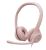 Logitech H390 USB Computer Headset - Rose PinkWith enhanced digital audio and in-line controls