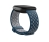 Fitbit FB174SBNVGYL Smart Wearable Accessories Band Blue, Grey Aluminium, Silicone, Sense & Versa 3 band, L, Aluminum/silicone