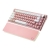 Cooler_Master Masterkeys CK721 Gaming Keyboard - Red Switch - Pink Sakura Edition1ms (Wired/2.4GHz Mode), 8ms (Bluetooth Mode), Wired, 2.4 GHz, Bluetooth 5.1, Wrist Rest, ABS Painting & Laser Engraved