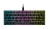 Corsair K65 RGB MINI keyboard USB QWERTY English Black, K65 RGB MINI, CHERRY MX Red, 61 Keys, USB Type-C to Type-A, iCUE