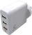Comsol 3 Port USB Wall Charger with QC 3.0 (30W) - White