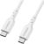 Otterbox USB-C to USB-C (2.0) PD Fast Charge Cable (1M) -White(78-81359),3 AMPS (60W),Samsung Galaxy,Apple iPhone,iPad,MacBook,Google,OPPO,Nokia
