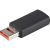 StarTech.com Secure Charging USB Data Blocker Adapter, Male/Female USB-A Data Blocking Charge/Power-Only Charging Adapter for Phone/Tablet - USB-A data blocking charging only adapter prevents data theft/spyware/ma