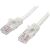 StarTech.com 1m White Cat5e Snagless RJ45 UTP Patch Cable - 1m Patch Cord - Make Fast Ethernet network connections using this high quality Cat5e Cable, with Power-over-Ethernet capability - 1 meter Cat 5e Cable
