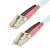 Startech Fiber Optic Cable - 10 Gb Aqua - Multimode Duplex 50/125 - LSZH - LC/LC - 1 m~1m (3ft) LC/UPC to LC/UPC OM3 Multimode Fiber Optic Cable, Full Duplex 50/125 µm Zipcord Fiber, 100G Networks, L