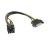 Generic 20cm PCIe 8Pin ( 6+2 )Male to SATA 15Pin Male Cable