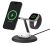 Belkin BoostCharge Pro 3 in 1 Magnetic Wireless Charging Stand with Qi2 15W - Black
