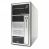 AOpen H425A Mini-Tower Case - USB, Audio, mATX, 350W PSU - Silver/Black
