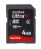 SanDisk 4GB SDHC Card - Ultra II