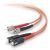Belkin Multimode Duplex Fiber Patch Cable 62.5/125mm, ST-SC - 1M