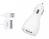Griffin PowerJolt Car Charger, for iPod - USB2.0 to iPod Dock Connector - White