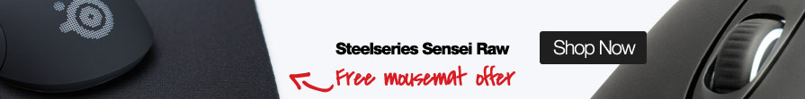 Bonus Mousemats with Steelseries Sensei