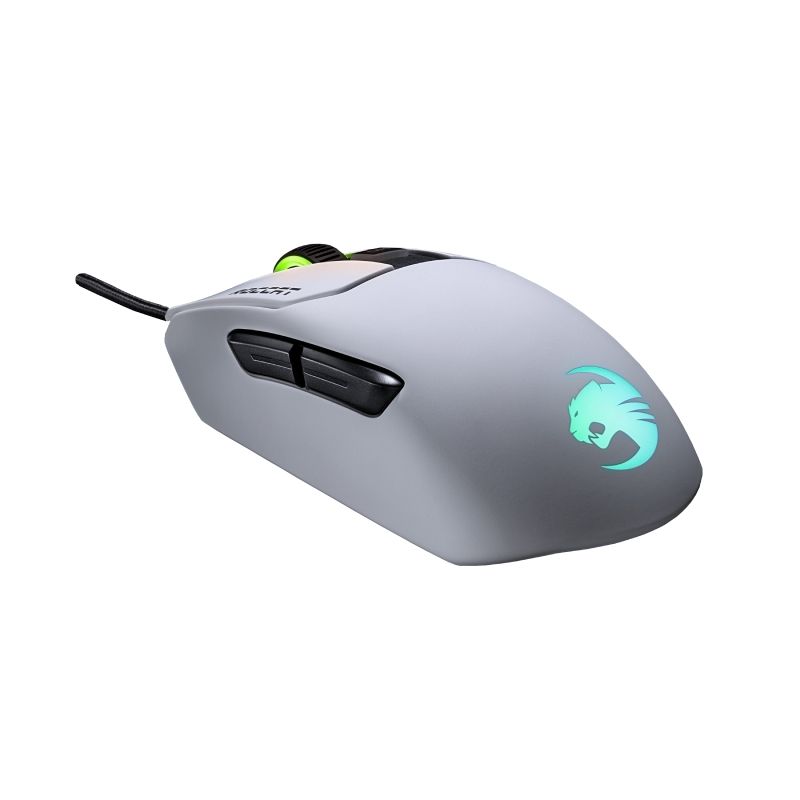 Roccat Kain 122 Aimo Rgb Gaming Mouse White Rocwe Techbuy Australia