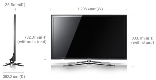 Samsung UA55C7000 LCD TV - Black | Techbuy Australia