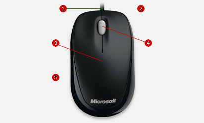 Microsoft Compact Optical Mouse 500 - Black (U81-00011) | Techbuy Australia