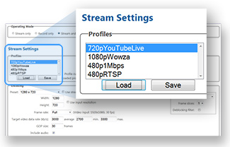 Matrox Monarch HD web-based user interface