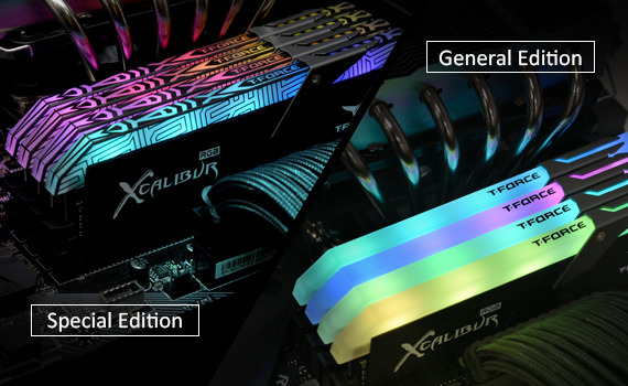 T-FORCE XCALIBUR Leading the RGB Memory