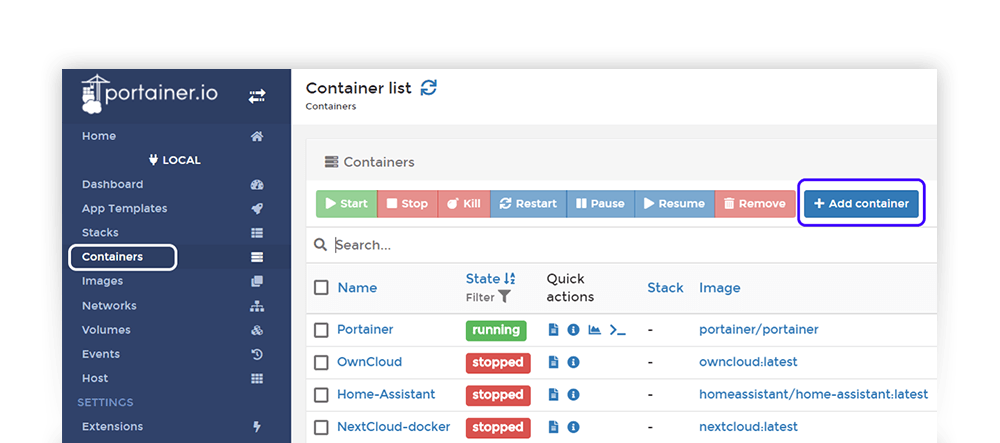 <span 
</span><br/>

Portainer  Easy Docker Deployments
 